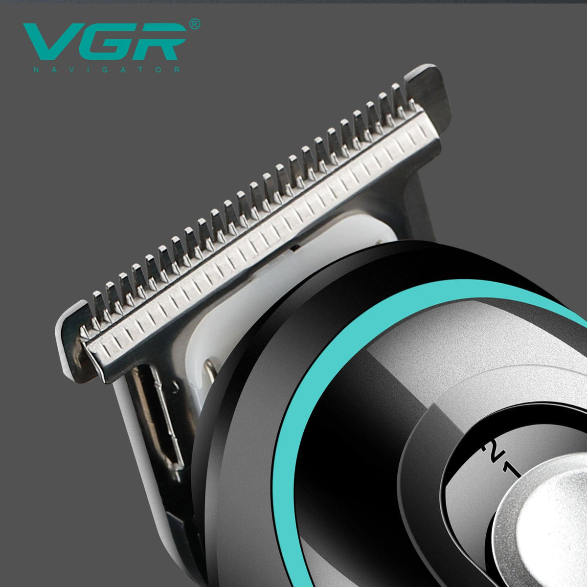 Mașină de Tuns VGR V-055, 5W, Autonomie 120 Min, Display LED, Lame Inox, 4 Piepteni, Încărcare USB
