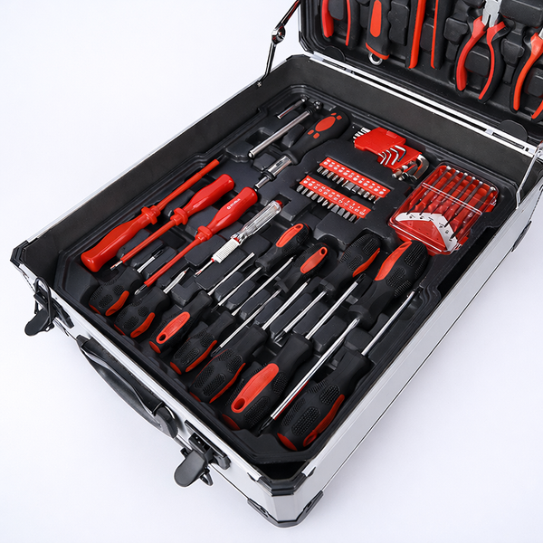 Trusă Unelte Profesională 187 Piese AT Performance – Kit Complet Reparații Auto & Casă
