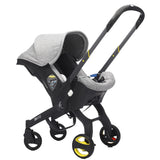 Cărucior 2 în 1 + Scoică Auto KIDOO, Pliabil, Roti Integrate, ISOFIX, 0–13 kg, Compact Travel