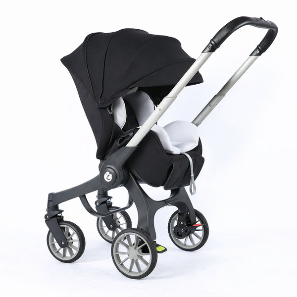 Cărucior 4 în 1 Copii, Landou + Scaun Sport + Scoică Auto, Pliabil, Compact, 0–13 kg, Model 2053