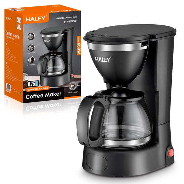 Aparat de Cafea HALEY HY-2807 Eleganță și Performanță: 650W, 750ml,
