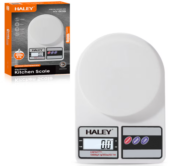 Cantar de Bucatarie Digital HALEY HY-5019 – Capacitate Extinsa de 10 kg, Precizie 0, 1 g 