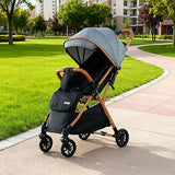 Cărucior Copii KIDOO 6607, Pliere Automată, Spătar Reglabil, Suspensii, 0–36 luni, până la 22 kg