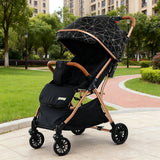 Cărucior Copii KIDOO 6607, Pliere Automată, Spătar Reglabil, Suspensii, 0–36 luni, până la 22 kg