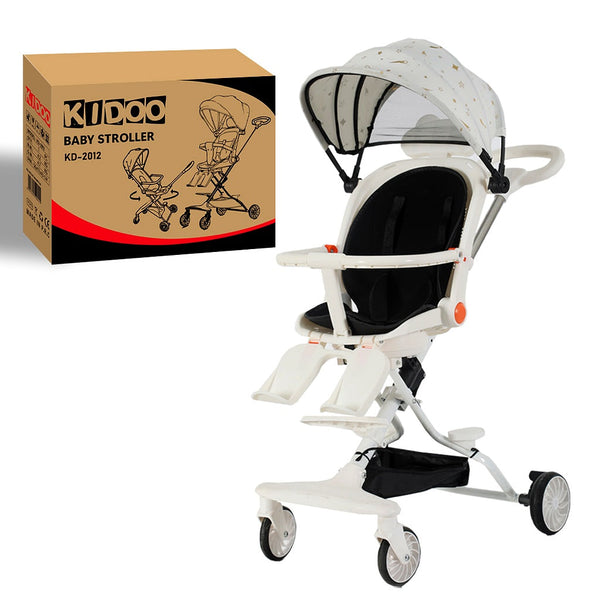 Cărucior Sport Reversibil KIDOO KD-2012, Pliabil Compact, Roți 360°, Copii 6–36 luni