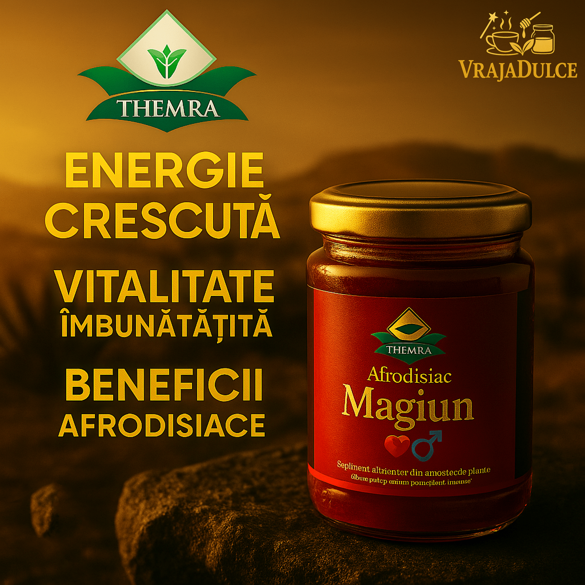 Magiun Afrodisiacă Themra 12 Plicuri