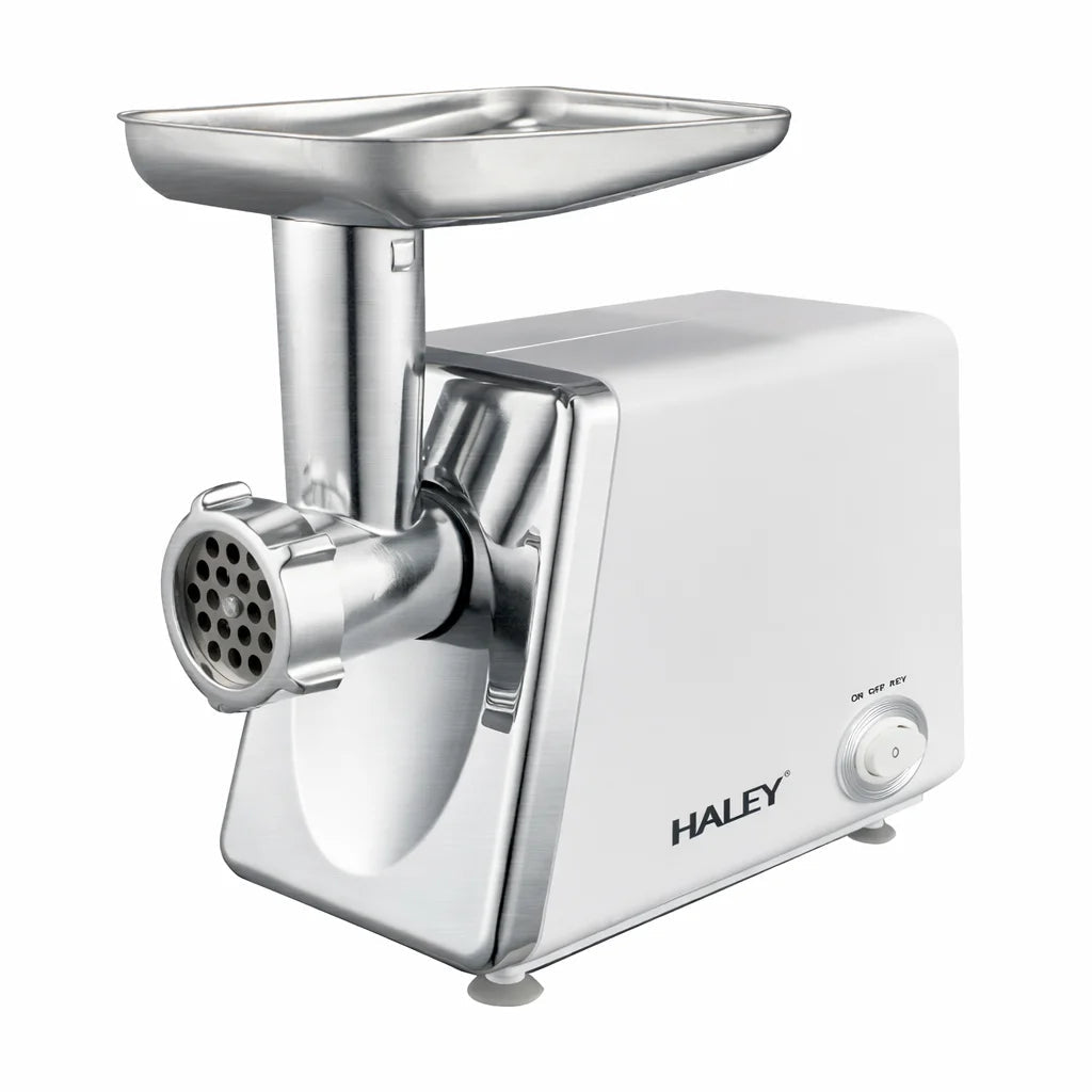 Mașină de Tocat Carne HALEY HY-1323, 3000W Max, cu Revers, 2 Site (Fină/Grosieră), 2 Viteze, Cuțit Inox, Puternică și Rapidă