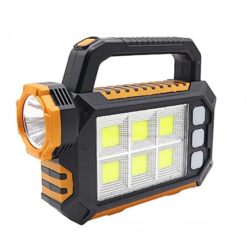 Lanterna Led Multifunctionala cu Incarcare Solara - Ideal Camping si Pescuit